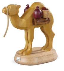 Kamel für Räuchermann 16450 handgeschnitzt, natur, 15x8x14cm
