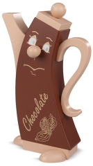 Moderne Räucherfigur Chocolate, 12x7x21cm
